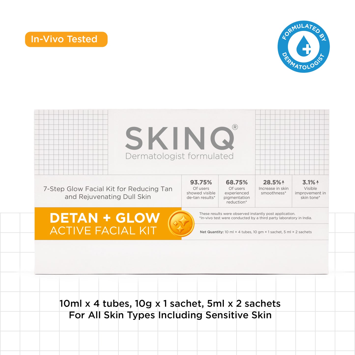 Detan+ Glow Active Facial Kit