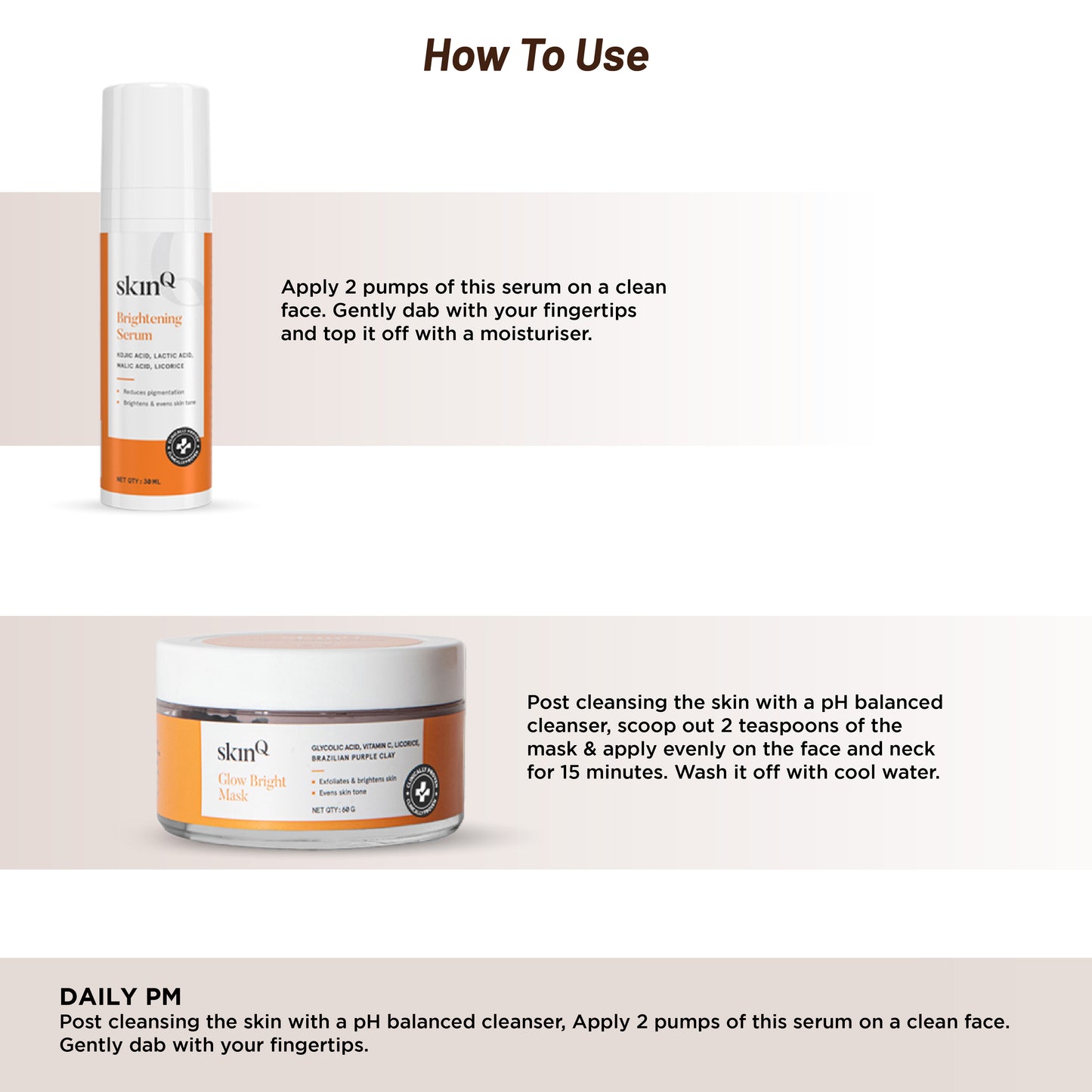 The Glowble Couple: Best Serum for Skin Brightening and Face Mask for Glowing Skin | Achieve Smooth and Glowing Skin
