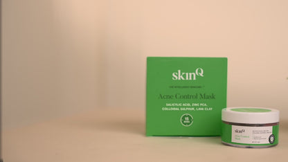 Acne Control Mask | Salicylic Acid Face Mask For Acne Prone Skin | Clears Blemishes, Reduces Breakouts | Face Mask for Women and Men