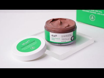 Acne Control Mask | Salicylic Acid Face Mask For Acne Prone Skin | Clears Blemishes, Reduces Breakouts | Face Mask for Women and Men